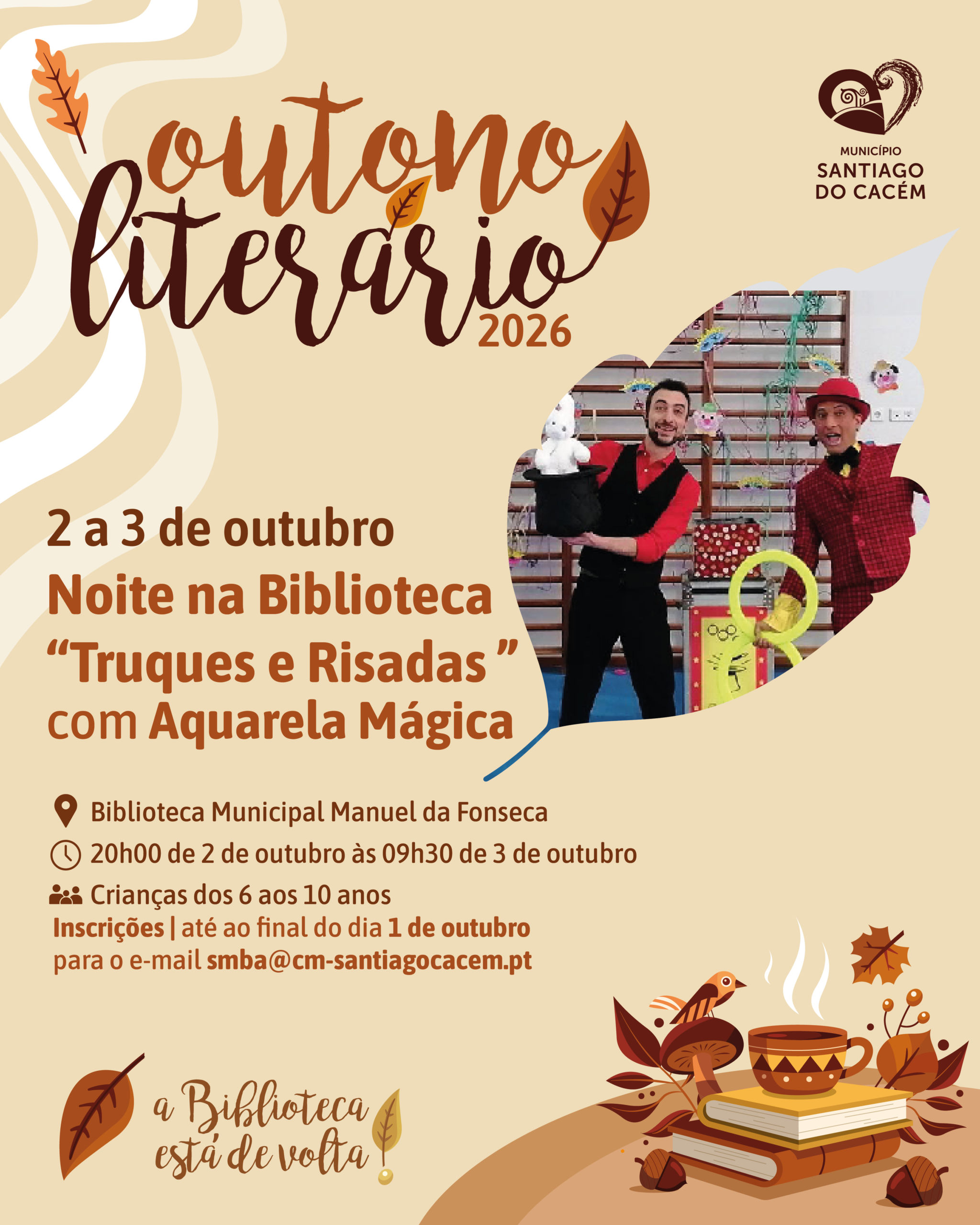 Noite na Biblioteca – Outono Literário — event image